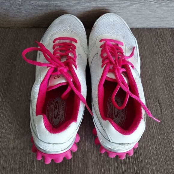 Champion Geo Foam White & Pink Running Shoes Size 9 - Picture 6 of 10